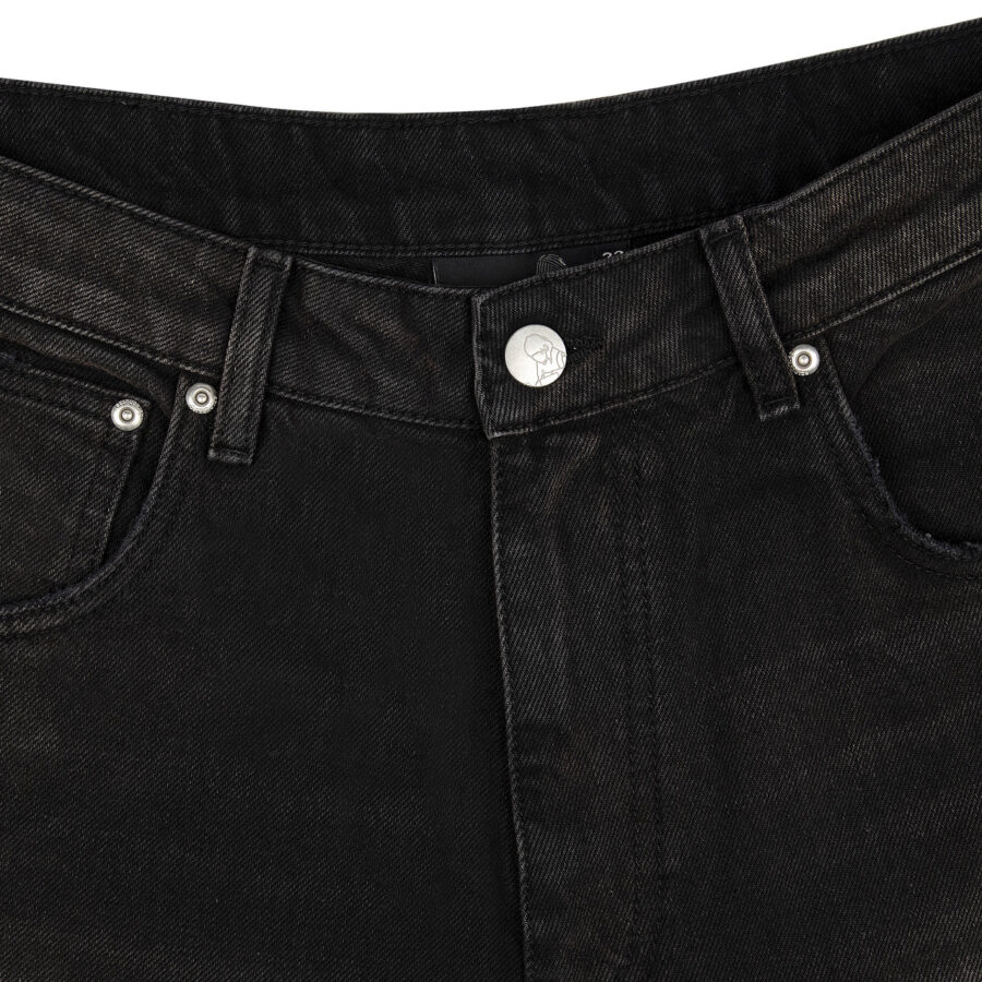 "koi fish v2" Jorts black - Image 3