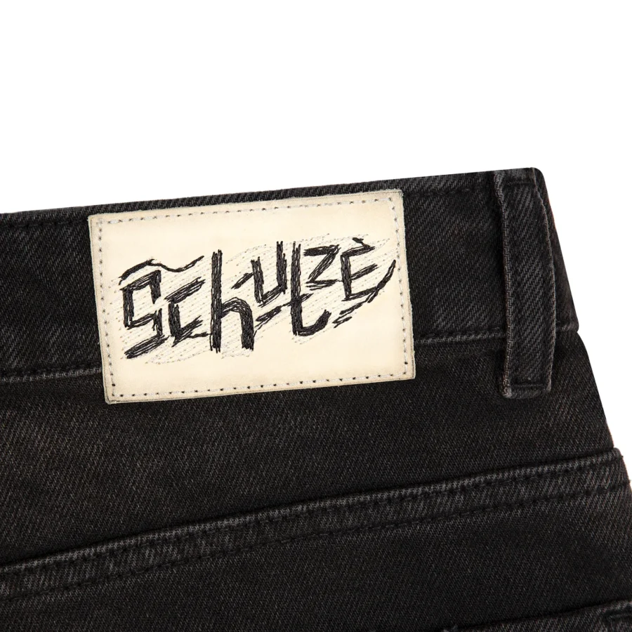 "koi fish v2" Jorts black - Image 7