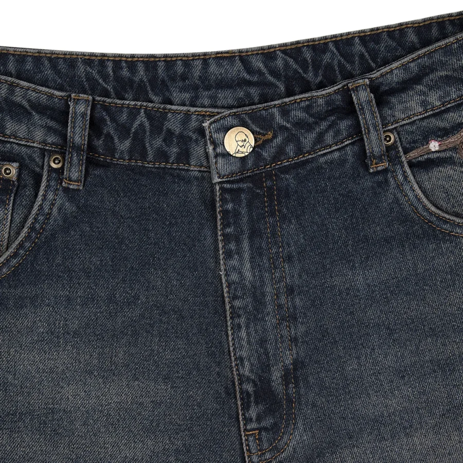 "blossom v2" patchwork Denim dark indigo - Image 3