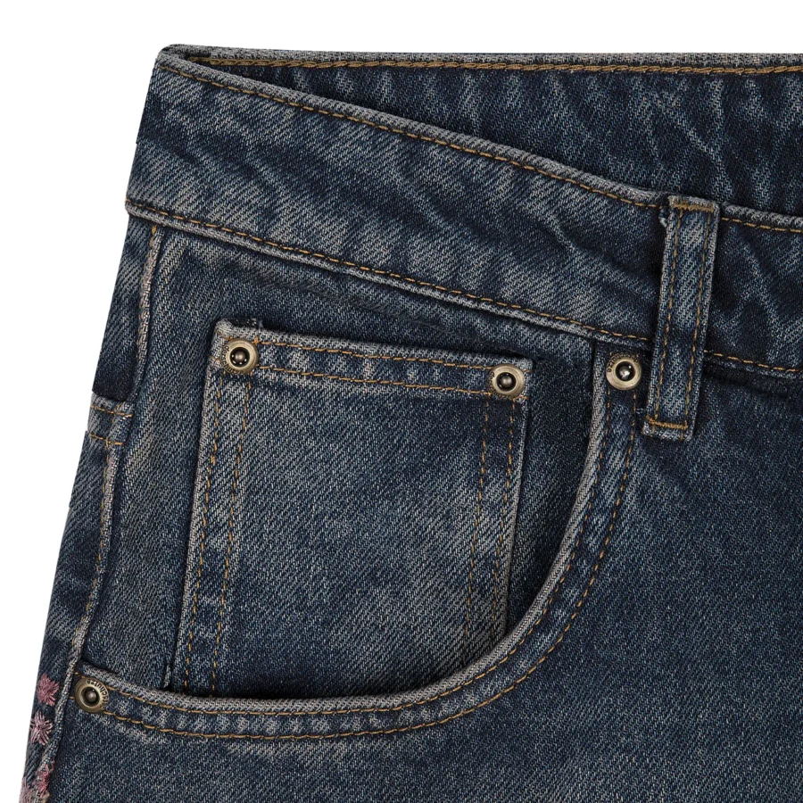 "blossom v2" patchwork Denim dark indigo - Image 4