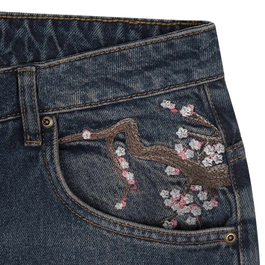 "blossom v2" patchwork Denim dark indigo - Image 5