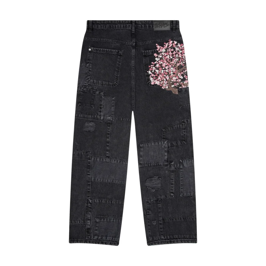 "blossom v2" patchwork Denim black - Image 2