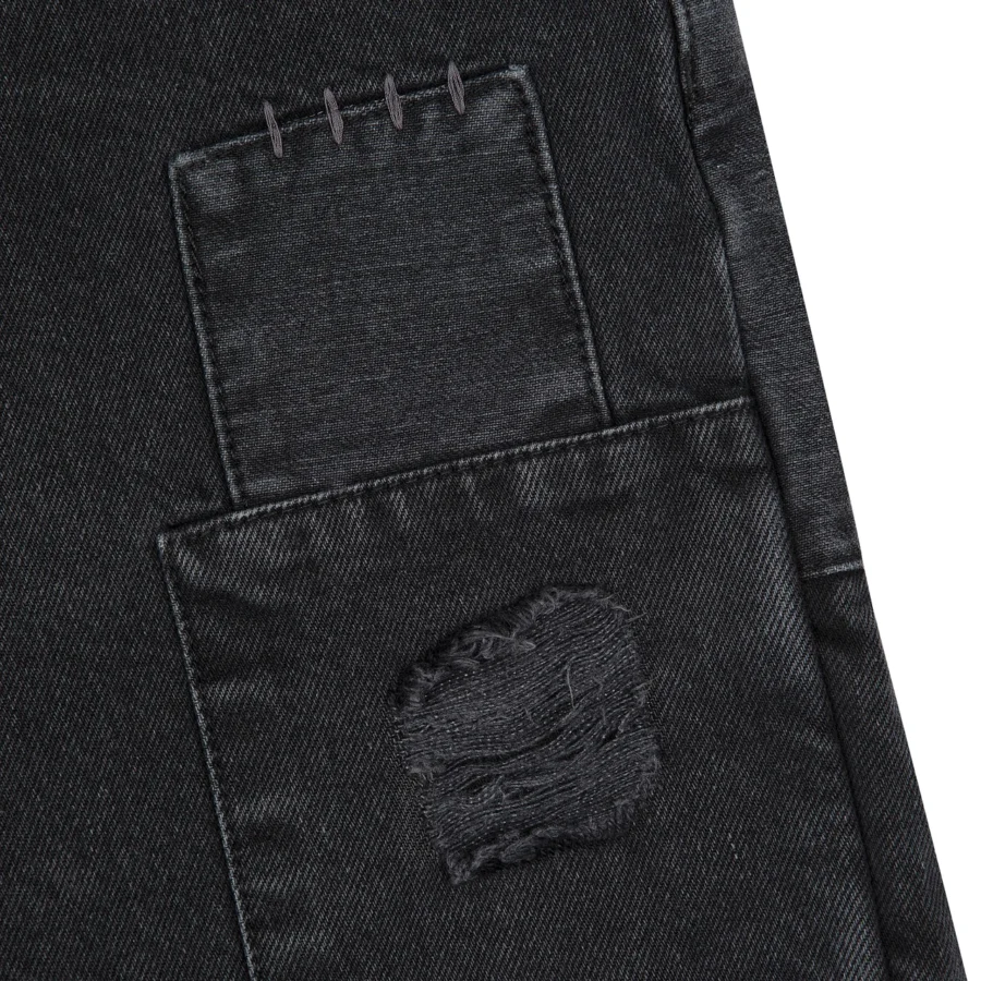 "blossom v2" patchwork Denim black - Image 6