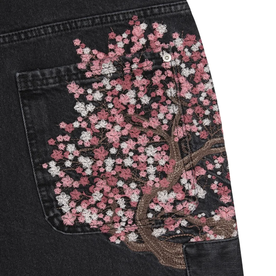 "blossom v2" patchwork Denim black - Image 7