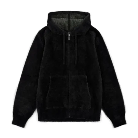 “NYC to RIO” Zip Up Hoodie black
