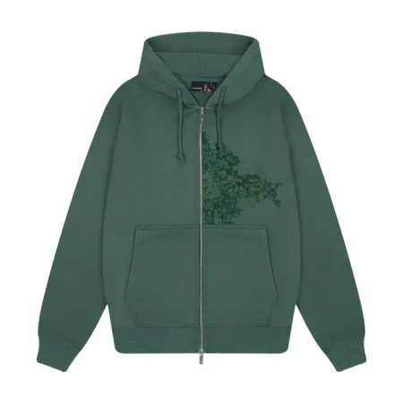 “NYC to RIO” Zip Up green Hoodie