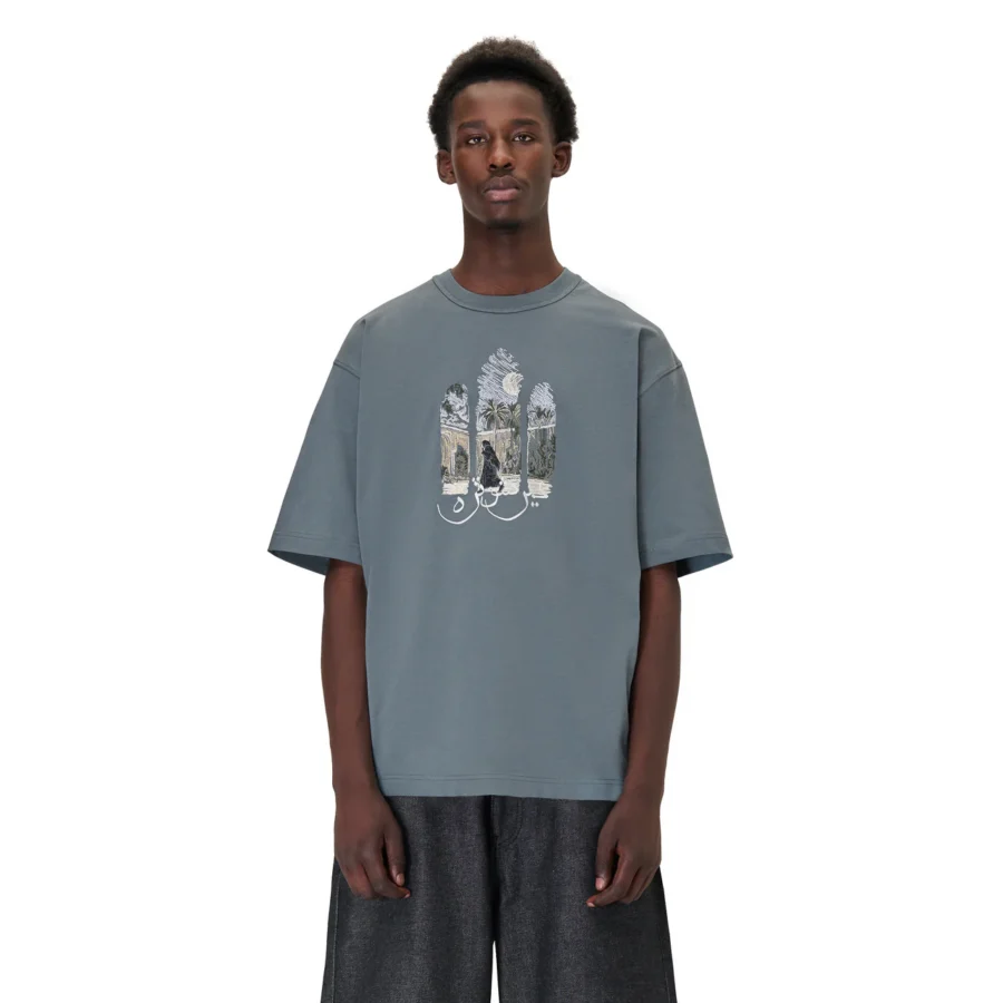 "aziza" T Shirt blue - Image 5