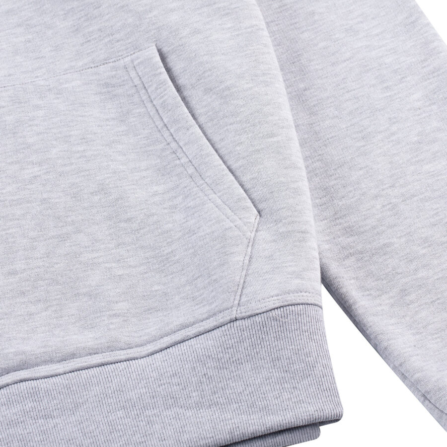 "origami" Hoodie grey melange - Image 3