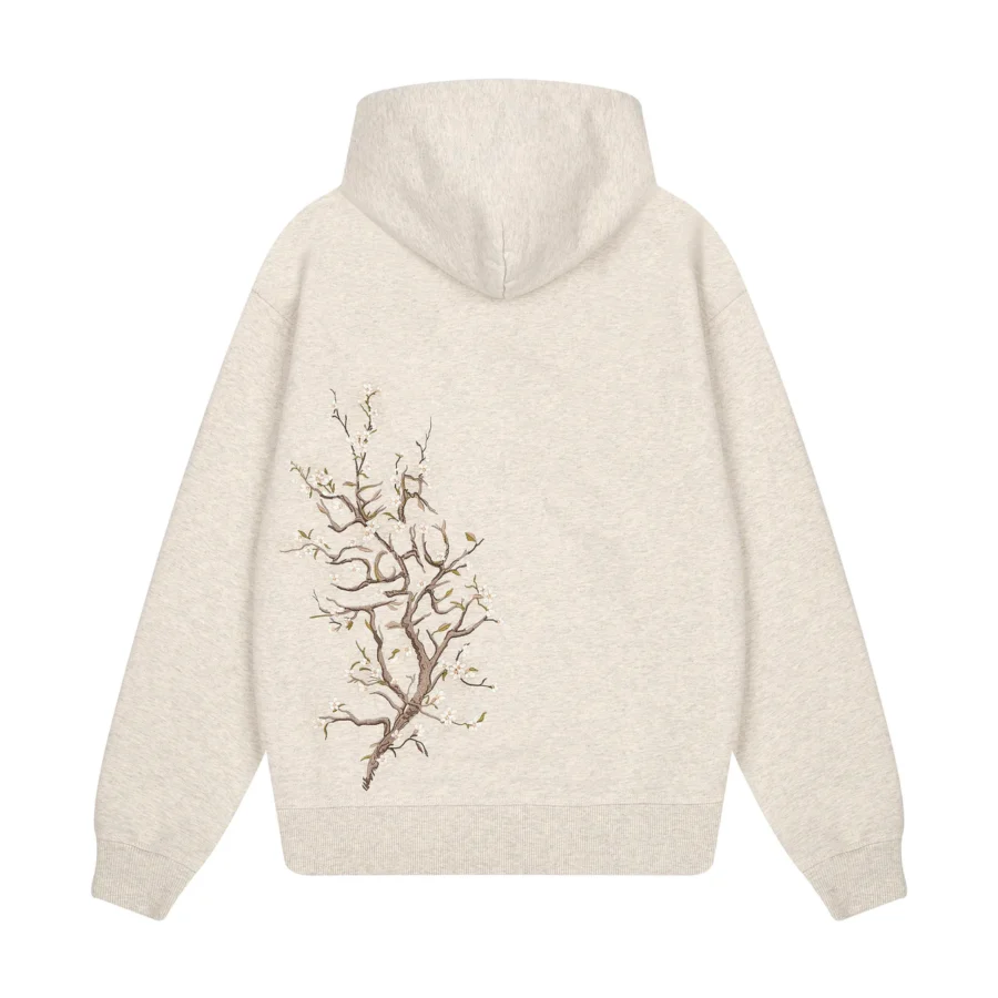 "blossom" Hoodie grey melange - Image 2