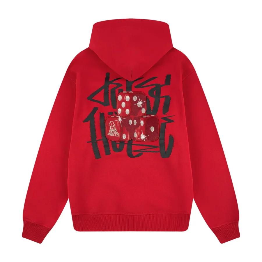 "dice" Hoodie red - Image 2